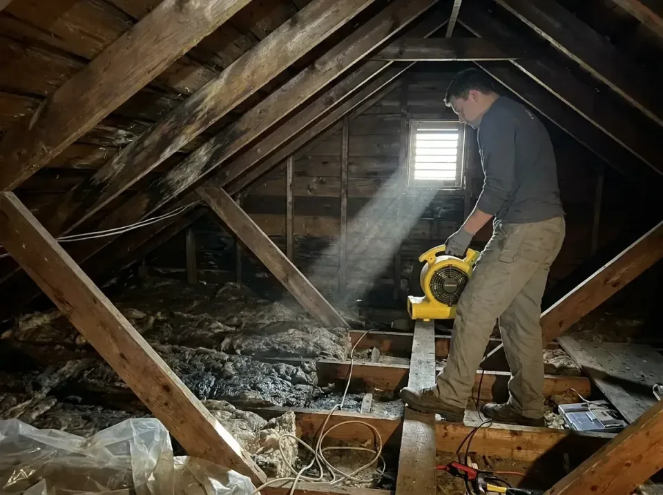 attic-water-damage-drying-proc-007 — frequently asked questions, Emergency Water Extraction & 24/7 Flood Response in Window…